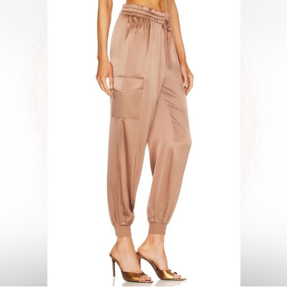 Cami NYC Elsie Silk Jogger Pant in Beechwood Size XXS NWT - Picture 3 of 8